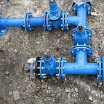 Prečistač i vodovodne cevi za javni vodovod Grocka.